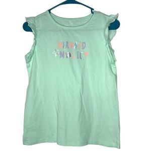 Bailey Lane Ruffle Sleeve Mermaid Magic Top